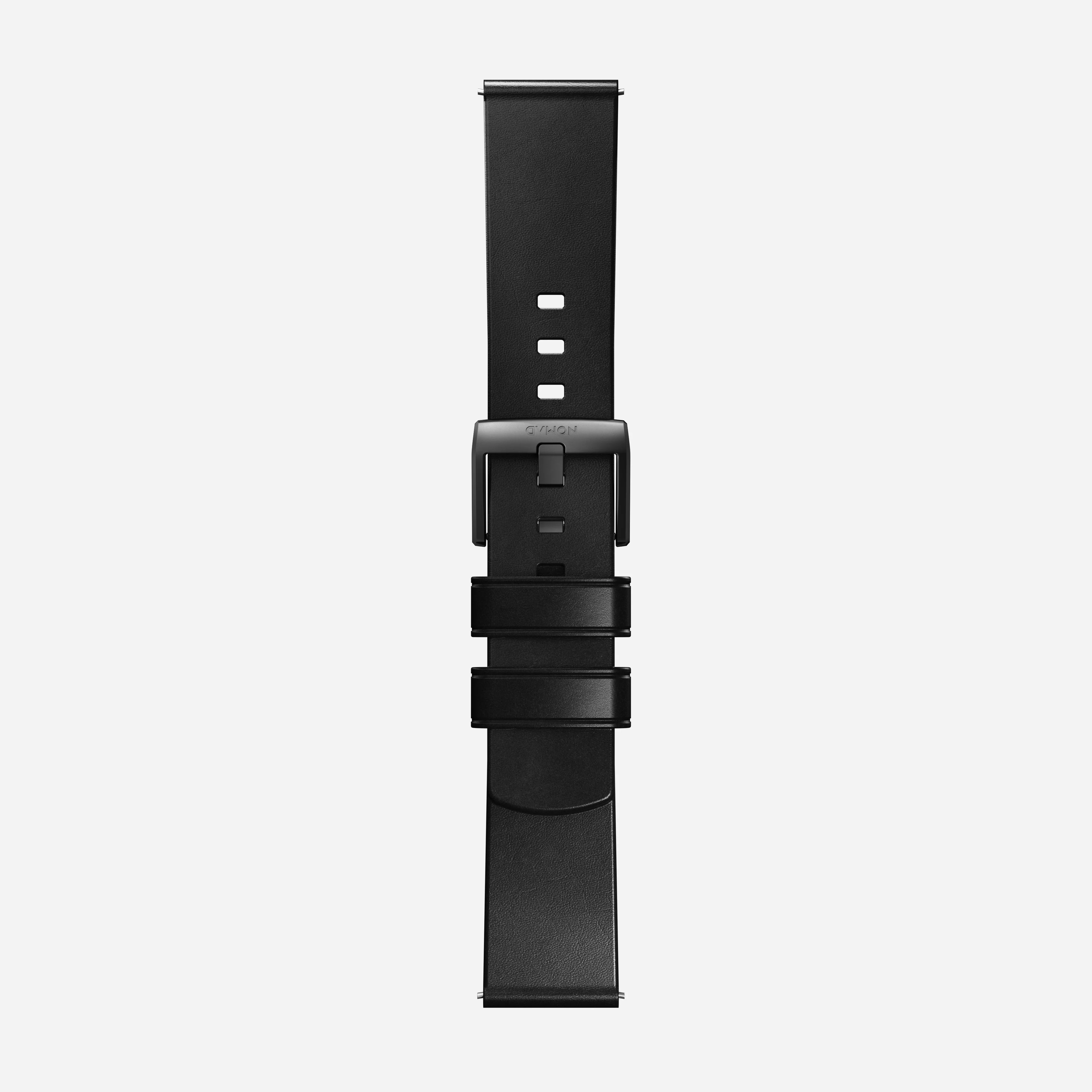 Active Band Pro - 22mm Quick Release | Black Horween | Black Hardware - Image 5