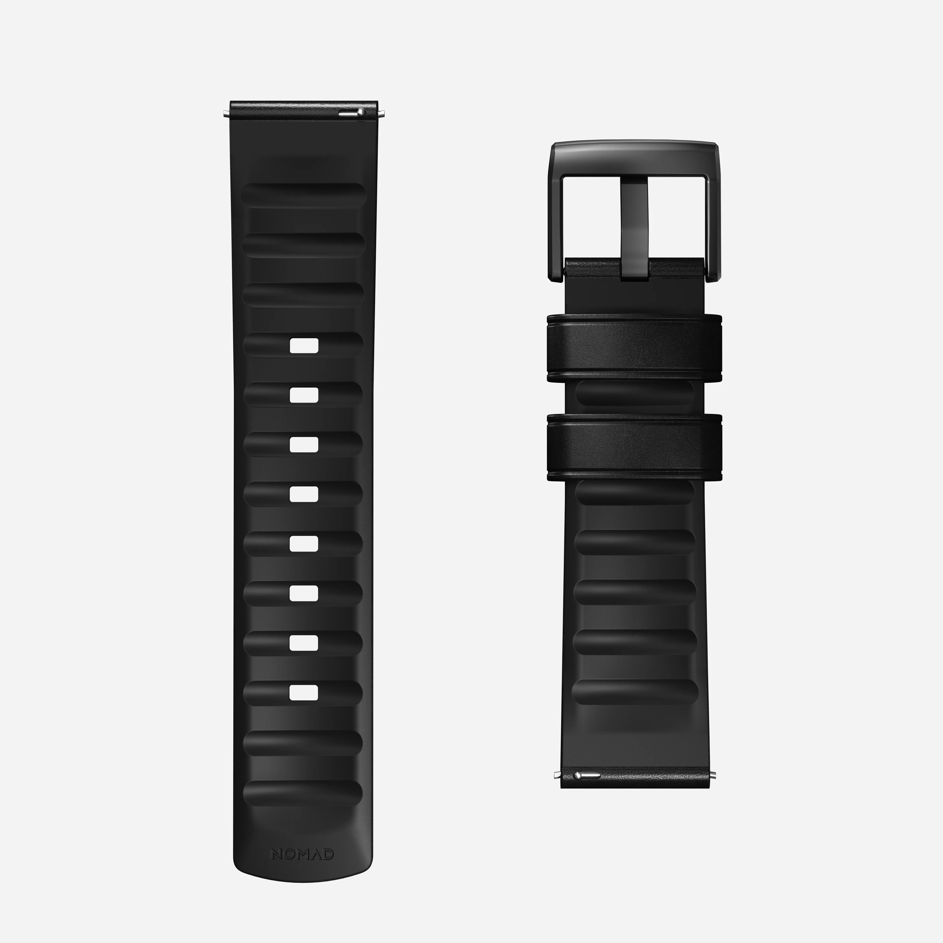 Active Band Pro - 22mm Quick Release | Black Horween | Black Hardware - Image 6