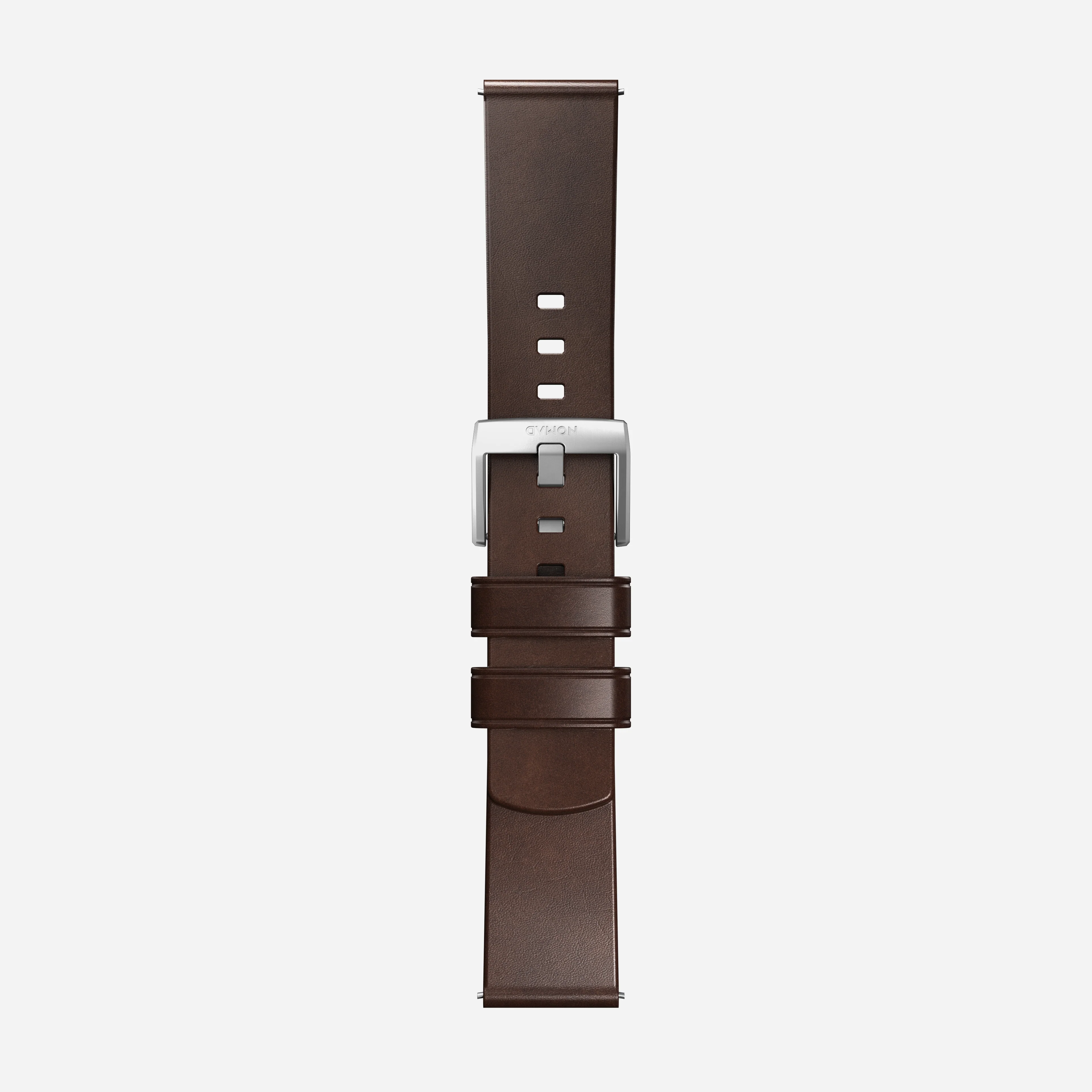 Active Band Pro - 22mm Quick Release | Brown Horween | Silver Hardware - Image 5