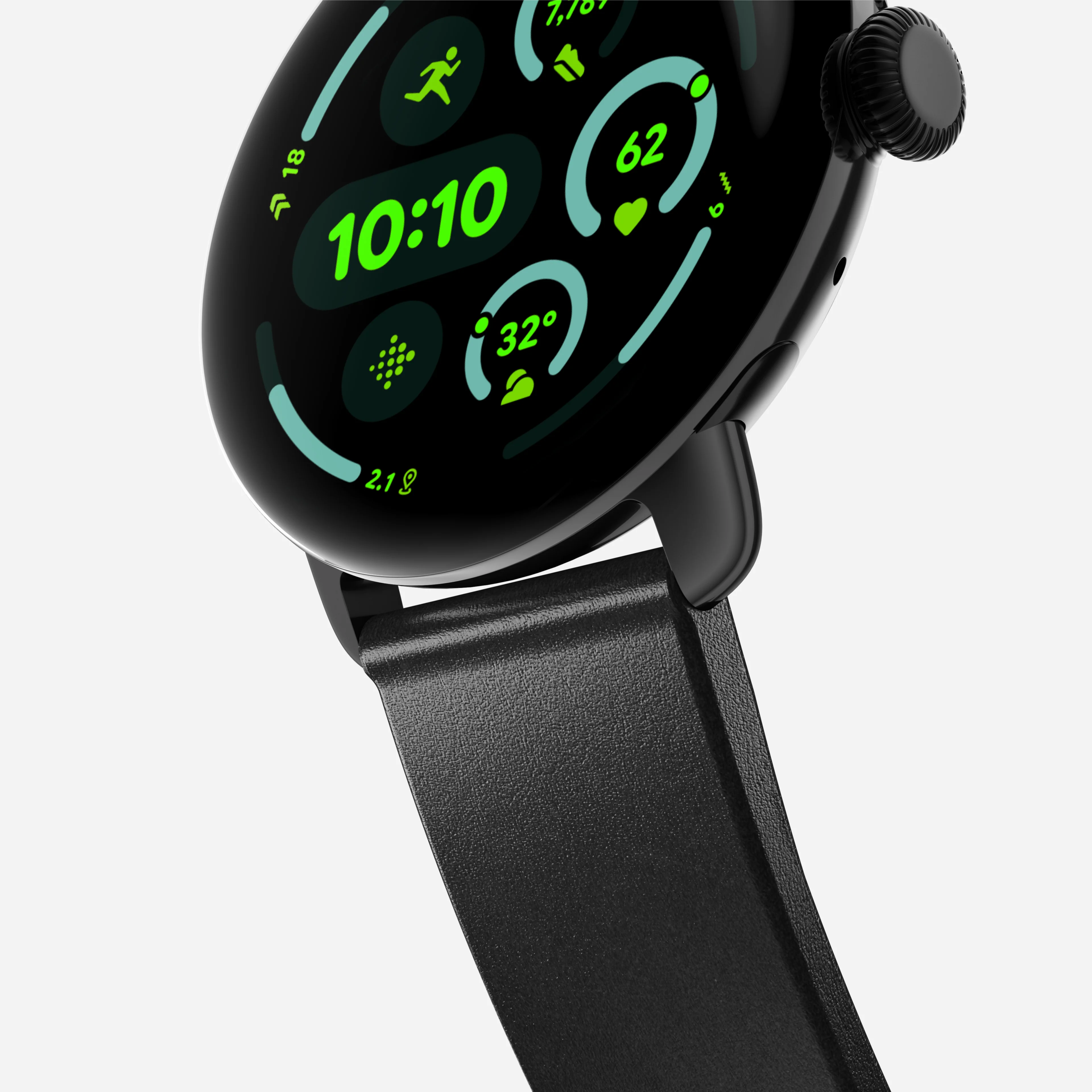 Active Band Pro - Pixel Watch | 45mm | Black Hardware | Horween Black - Image 6