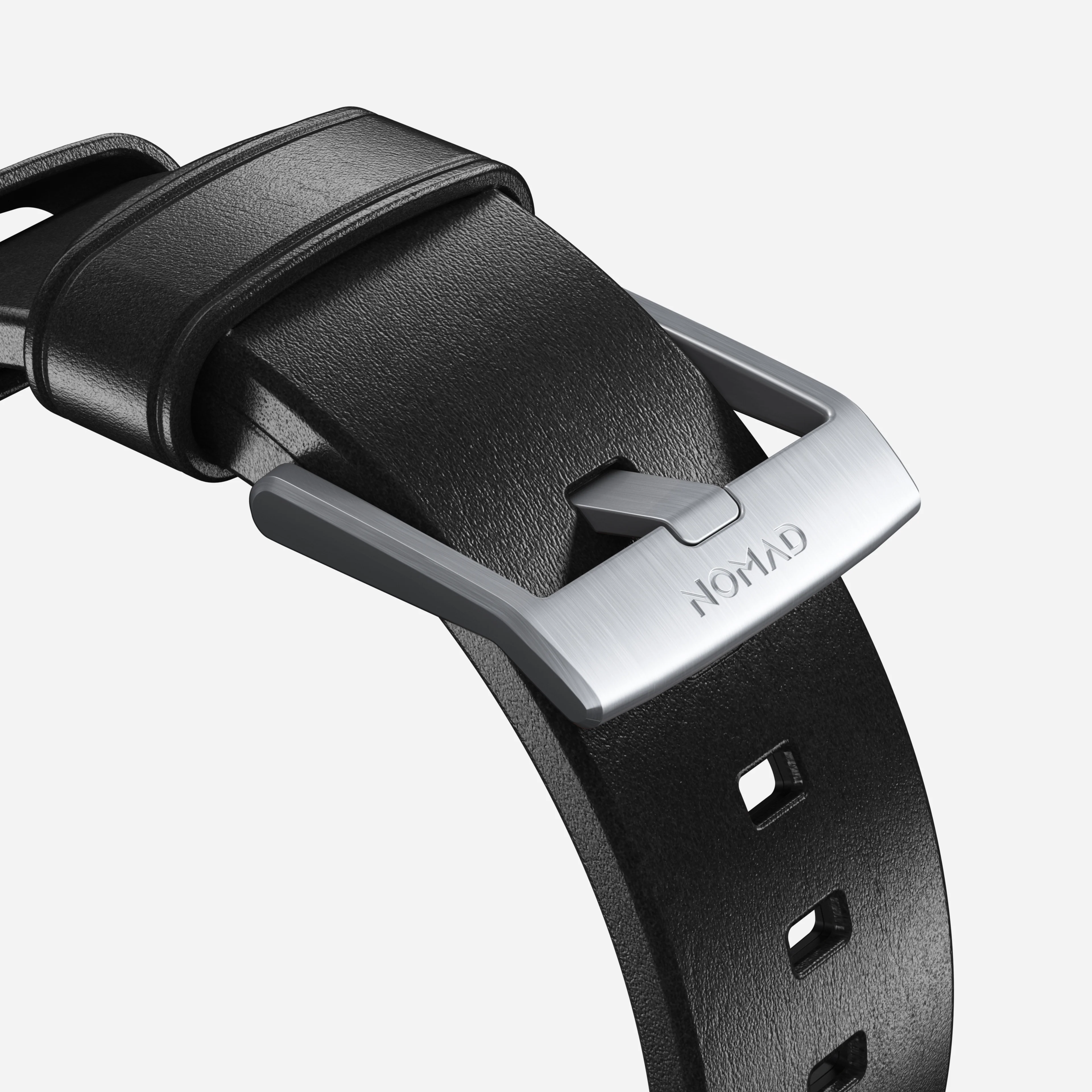 Active Band Pro - Pixel Watch | 45mm | Silver Hardware | Horween Black - Image 5