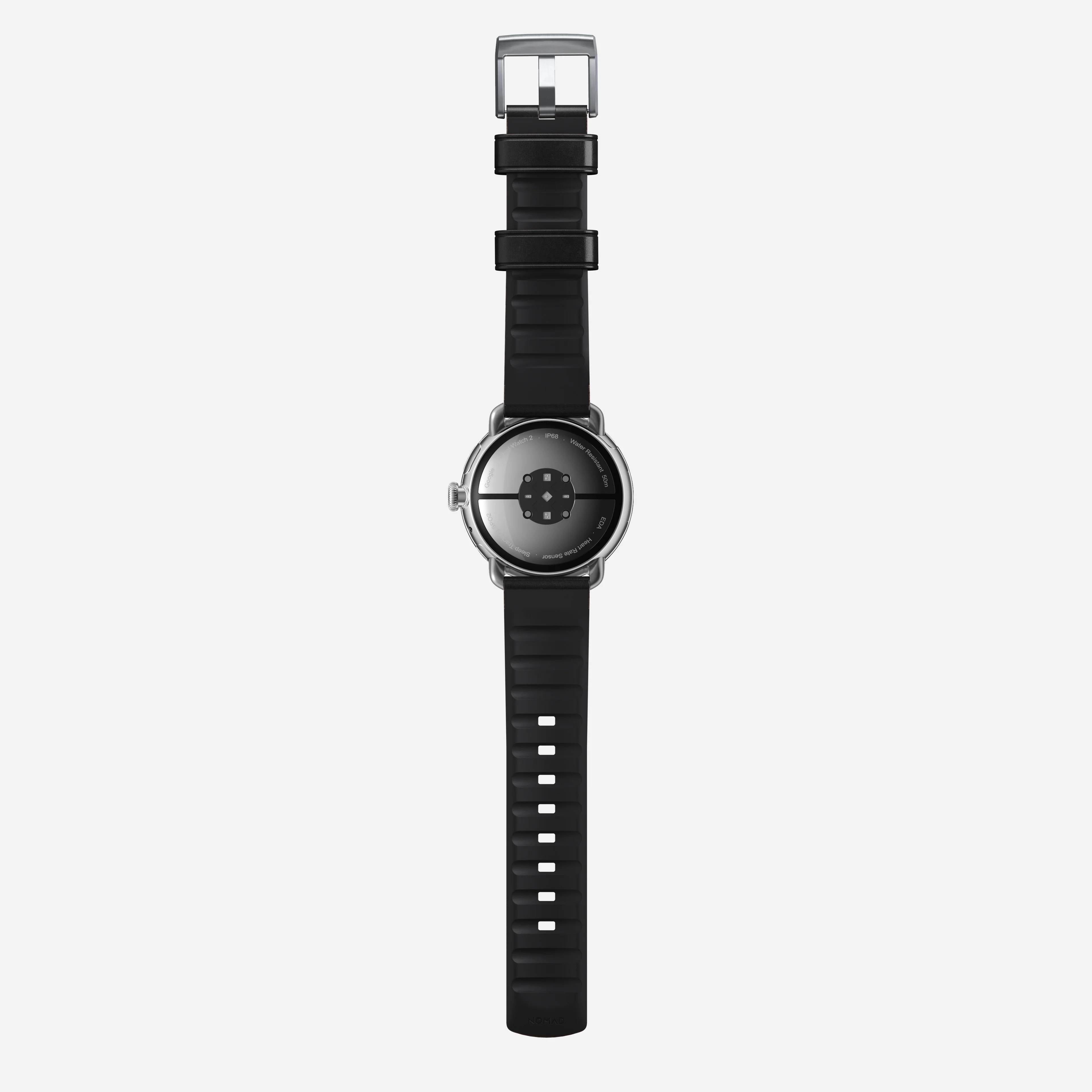 Active Band Pro - Pixel Watch | 45mm | Silver Hardware | Horween Black - Image 8