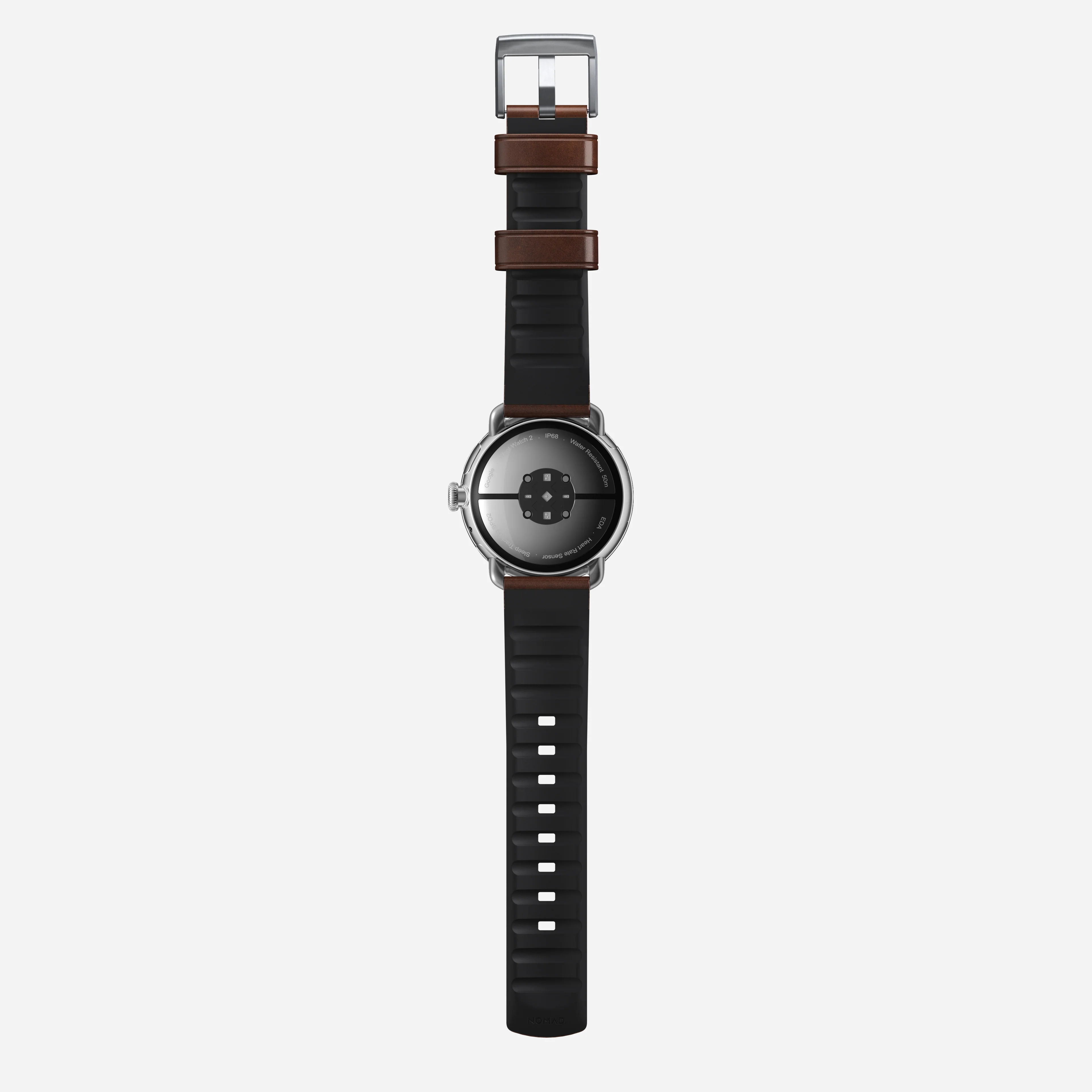 Active Band Pro - Pixel Watch | 45mm | Silver Hardware | Horween Brown - Image 8