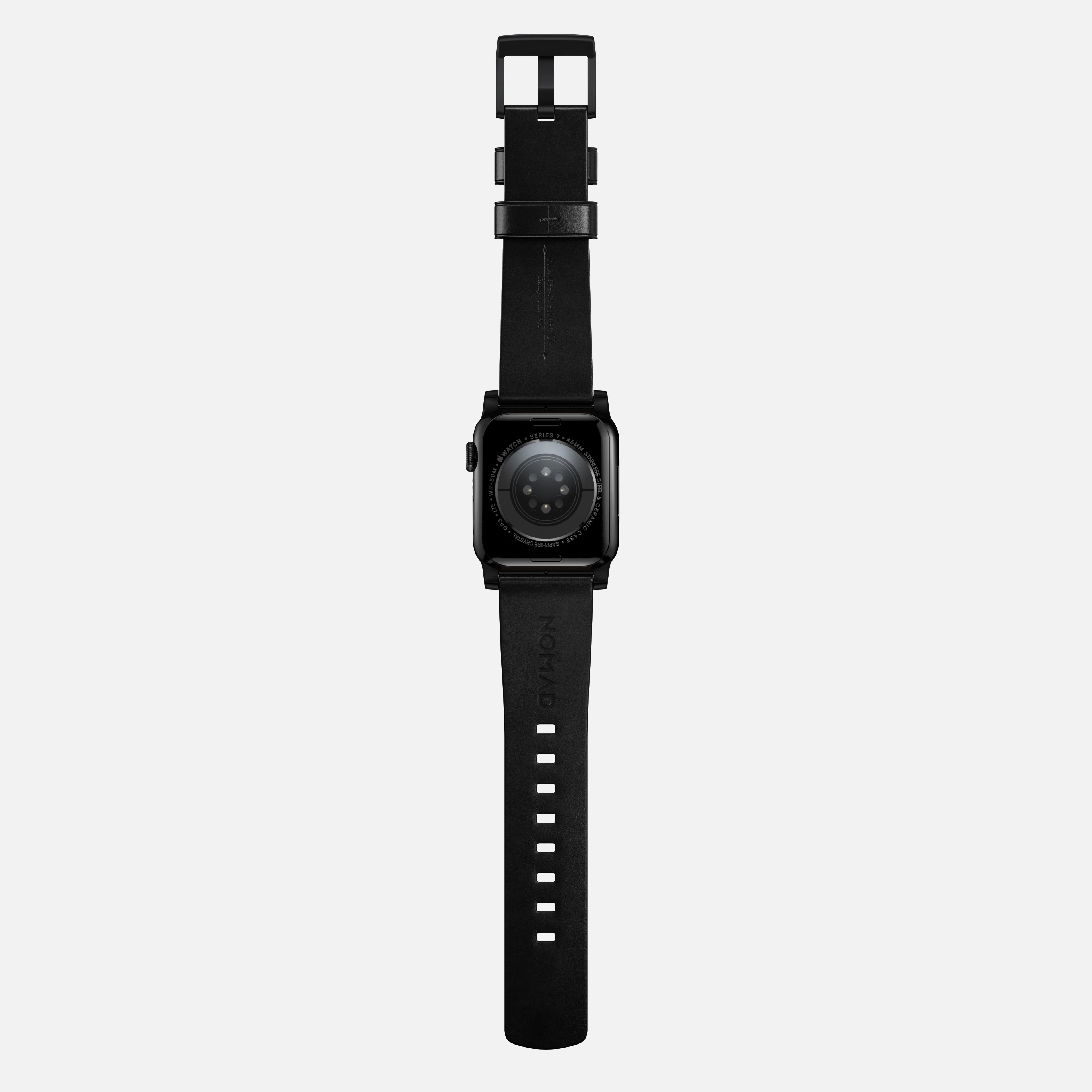 Modern Band - 46mm/49mm | Black Hardware | Black | Horween - Image 8