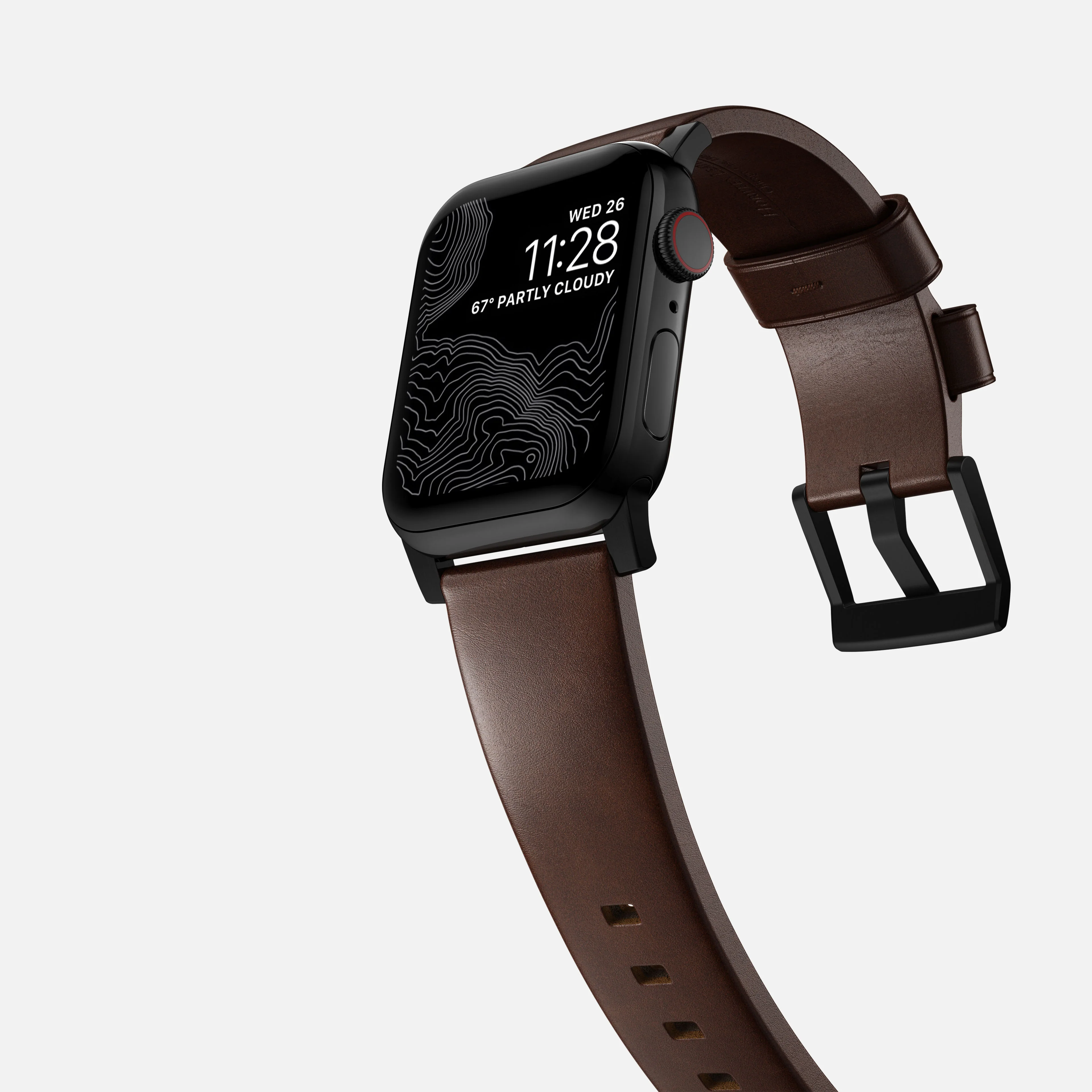 Modern Band - 41mm/42mm | Black Hardware | Rustic Brown | Horween - Image 9