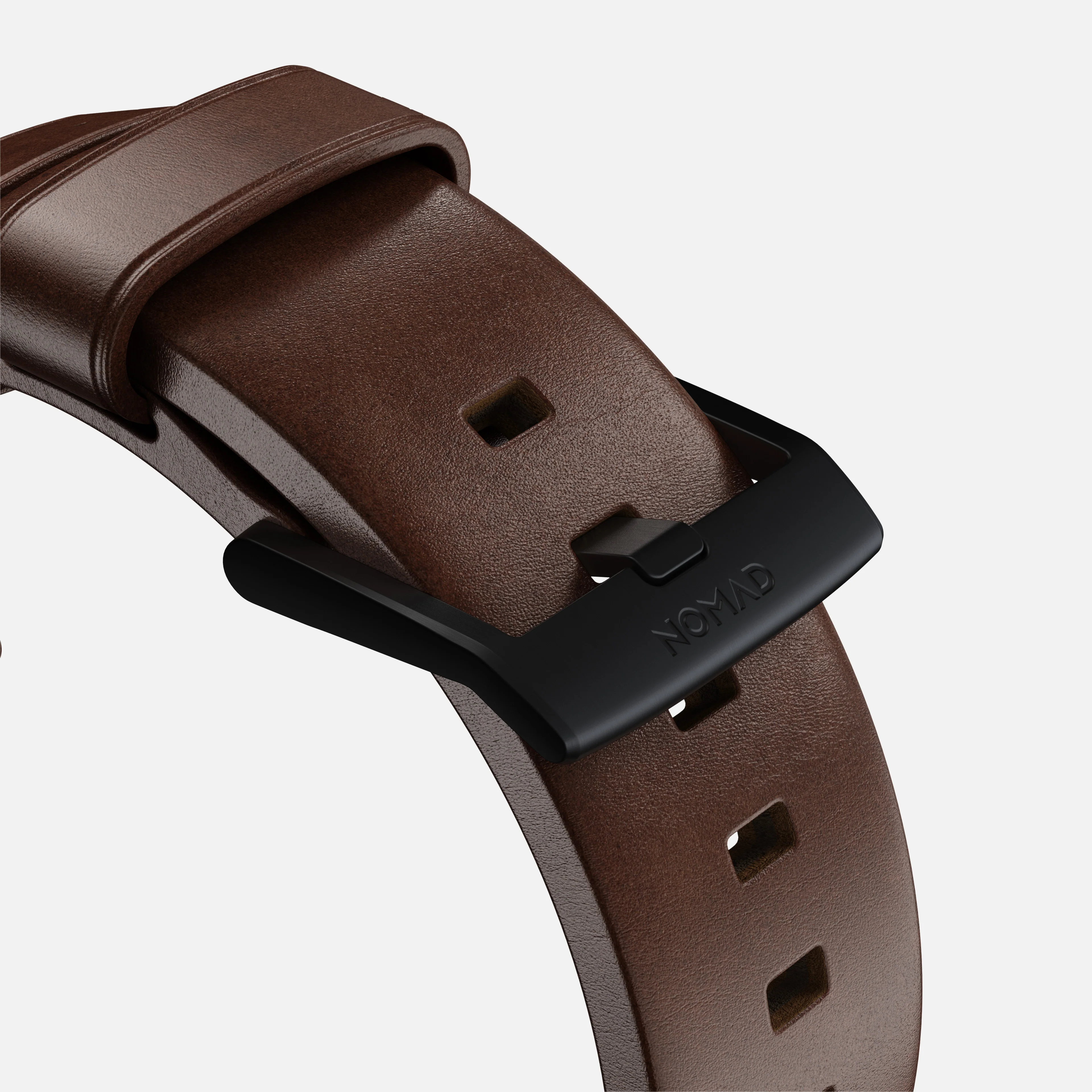 Modern Band - 46mm/49mm | Black Hardware | Rustic Brown | Horween - Image 6