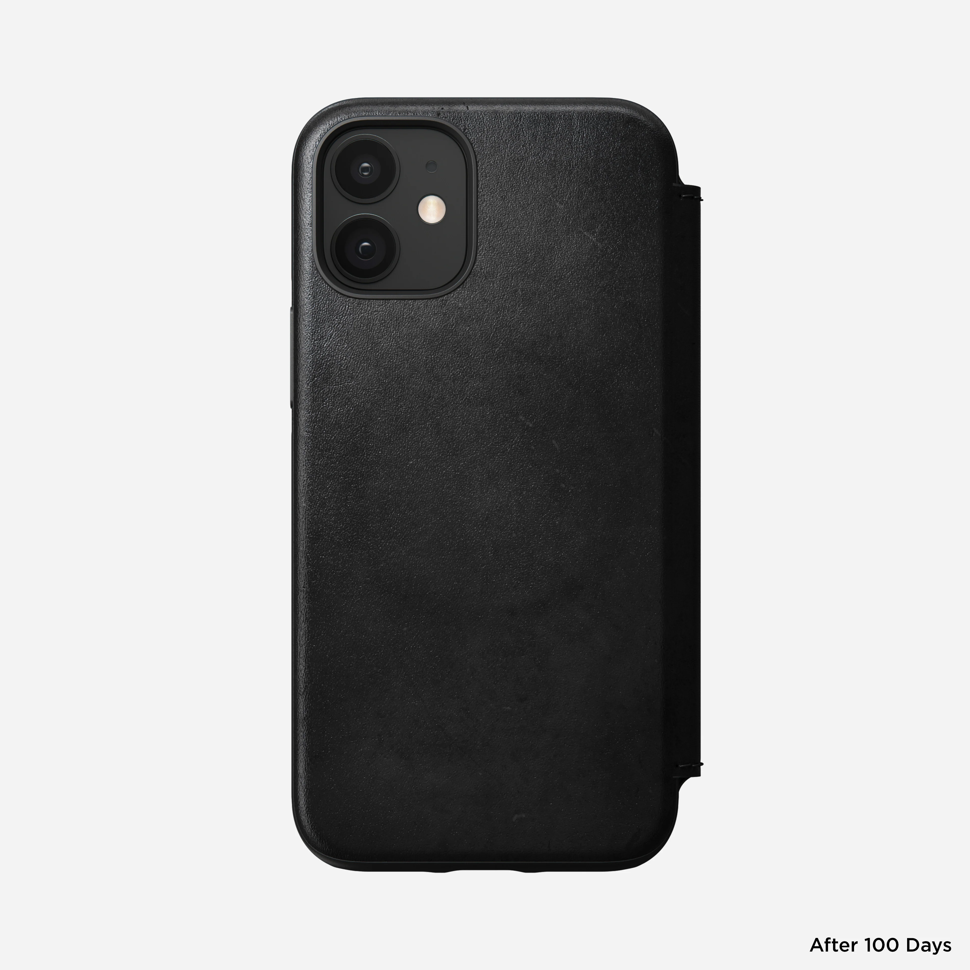 Modern Leather Folio - iPhone 12 mini | Black | Horween - Image 3