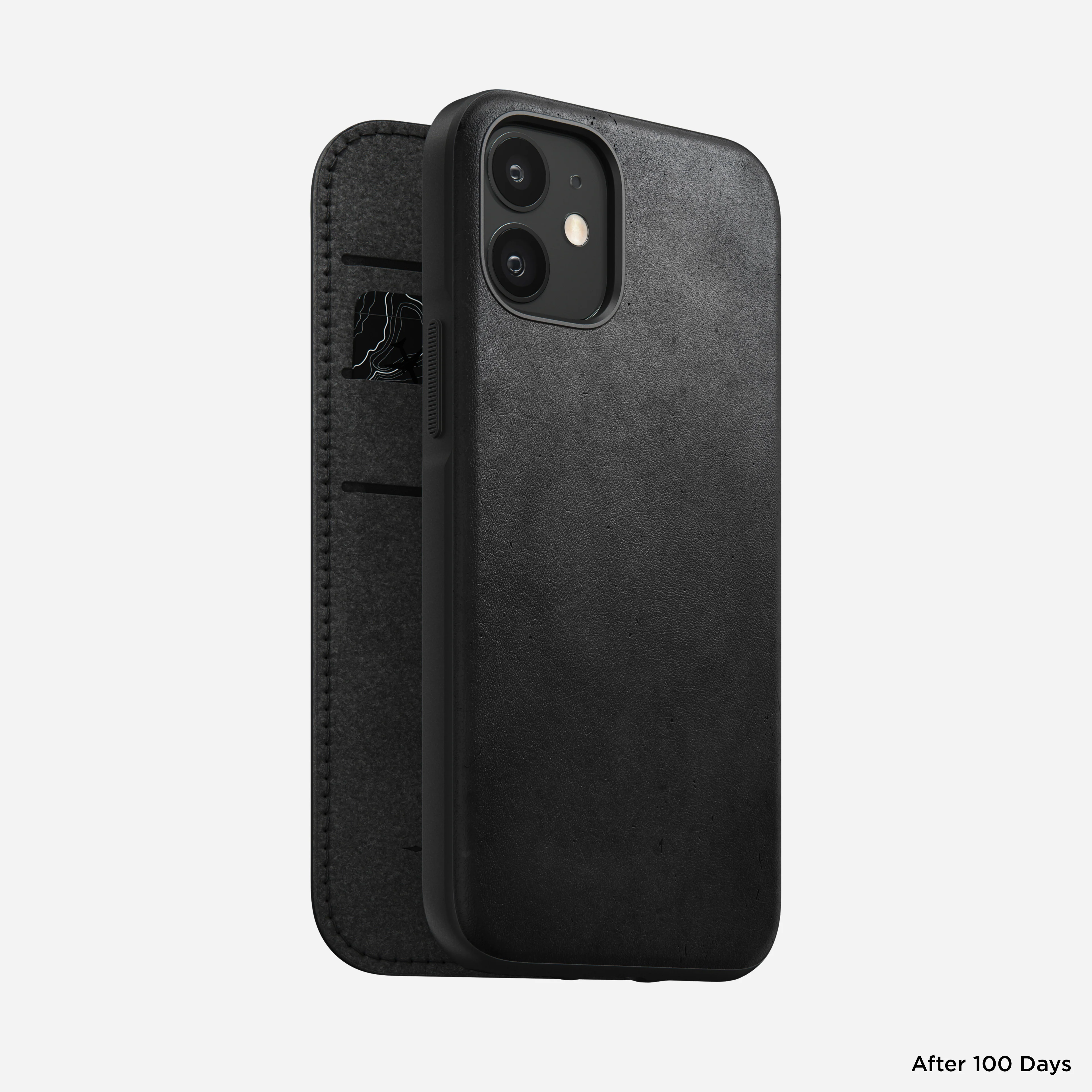 Modern Leather Folio - iPhone 12 mini | Black | Horween - Image 9