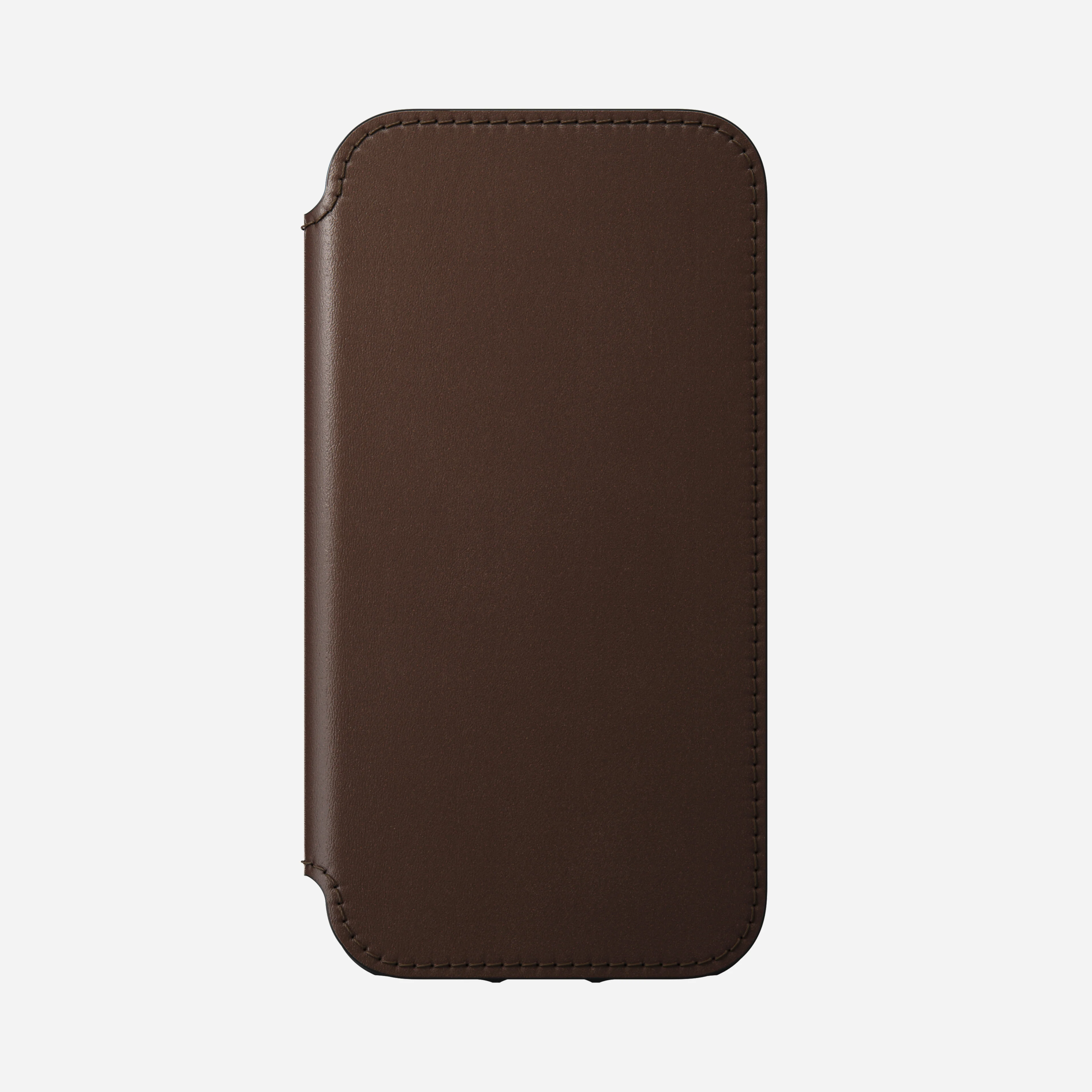 Modern Leather Folio - iPhone 12 mini | Rustic Brown | Horween - Image 4